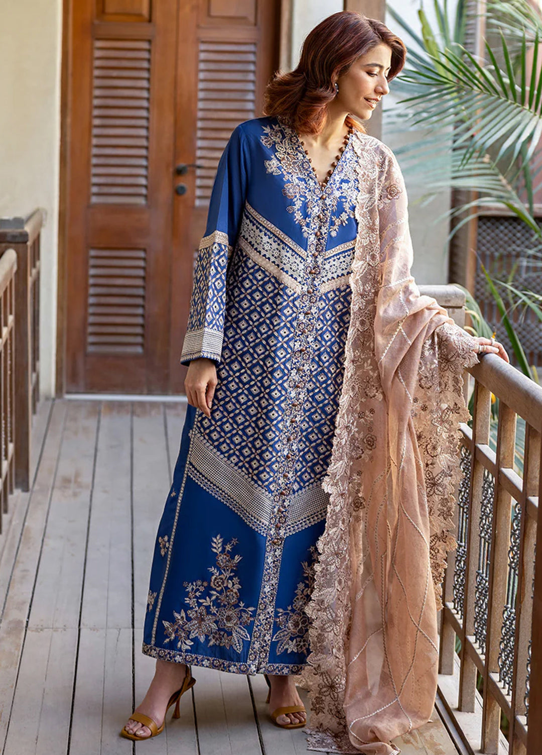Astoria by Mushq Unstitched Embroidered Lawn 3 Piece Suit MQ26UAL 302-Zenith - Festive Collection