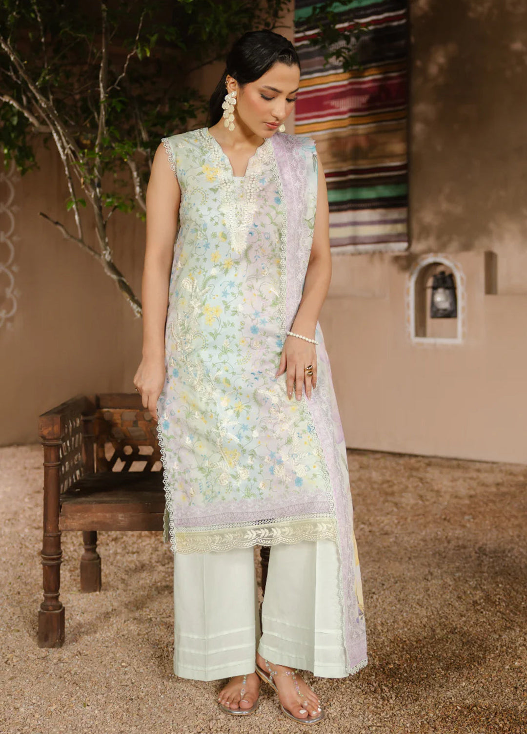 Rangkari by Ayleen Unstitched Embroidered Lawn 3 Piece Suit AY26ULR Dastaan - Eid Collection