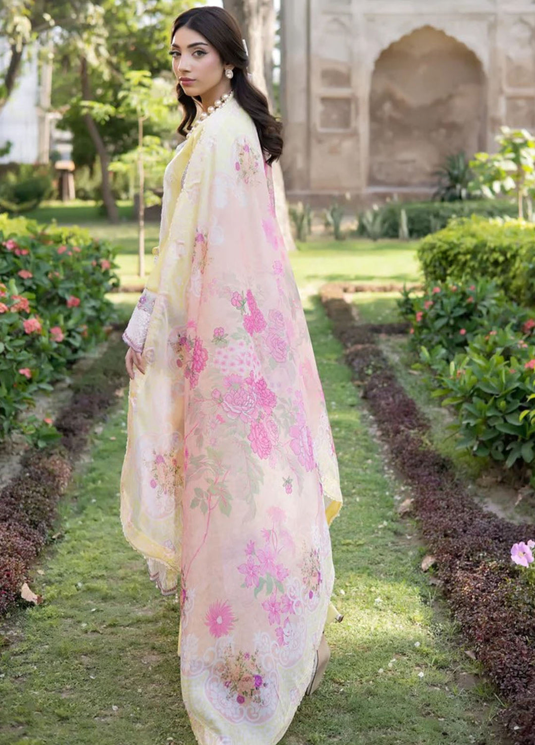 Inara by Javairia Women RTW Embroidered Lawn 3 Piece Suit IN26PJF Pehar - Festive Collection