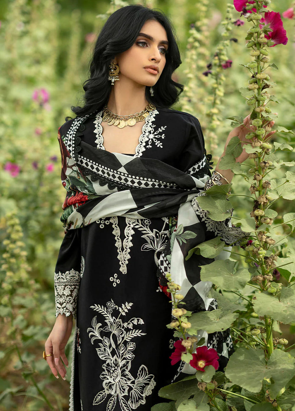 Zainab Chottani Unstitched Embroidered Lawn 3 Piece Suit ZC26ULE Fia 03 - Eid Collection