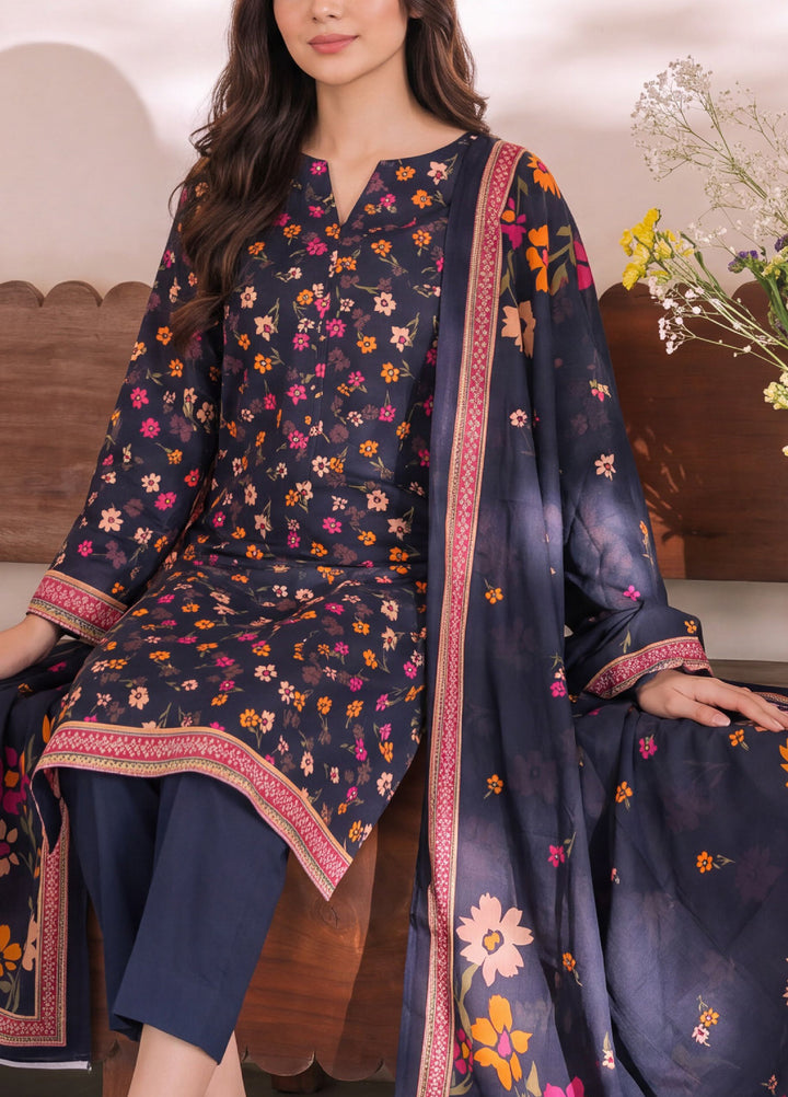 VS Textiles Unstitched Printed Lawn 3 Piece Suit VS26UL D-05 - Casual Collection