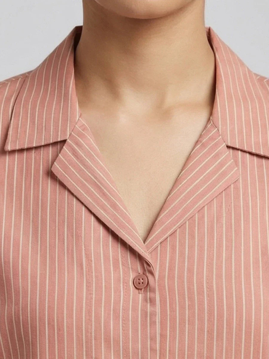 Salitex Women Solids Cambric 1 Piece Shirt CPS24LFT014 - Summer Collection