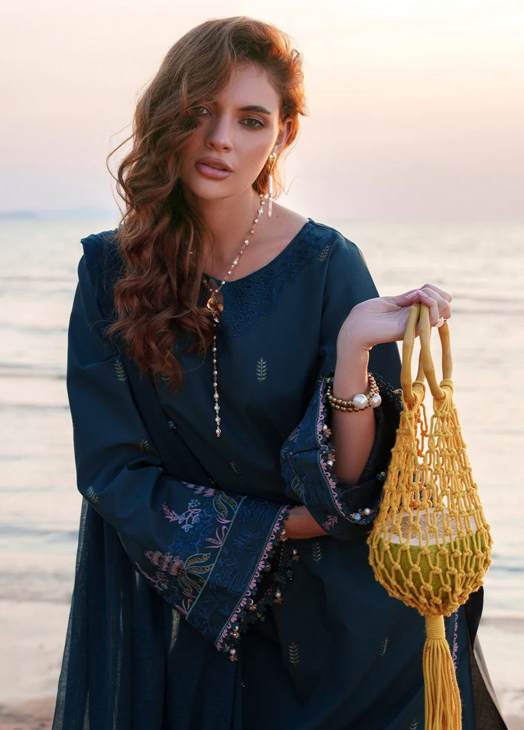 Summer Wine by Izel Unstitched Embroidered Lawn 3 Piece Suit LEILA - Eid Collection