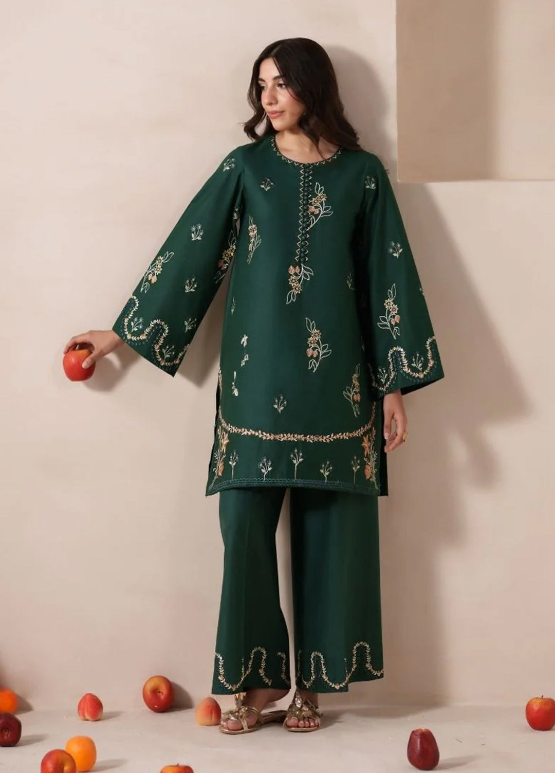 Neeshay Women RTW Embroidered Lawn 2 Piece Suit NSH26RL SB-13 - Casual Collection