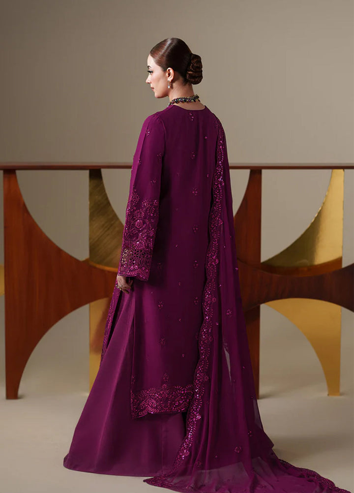 Nouvelle by Emaan Adeel Unstitched Embroidered Chiffon 3 Piece Suit EA26UNC Thea - Festive Collection