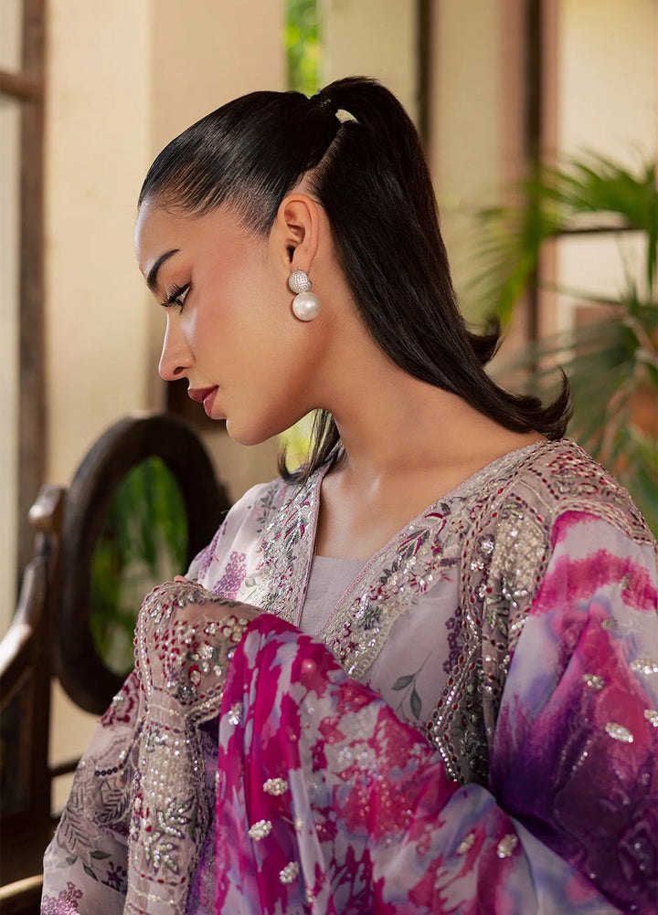 Heirloom by Daria Unstitched Embroidered Chiffon 4 Piece Suit DC26UCH DA-53 - Festive Collection