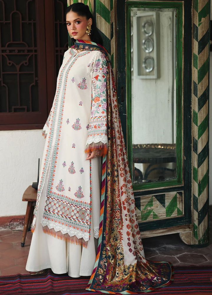 Lumina by Bin Ilyas Unstitched Embroidered Lawn 3 Piece Suit BI26UL L7 4B - Summer Collection