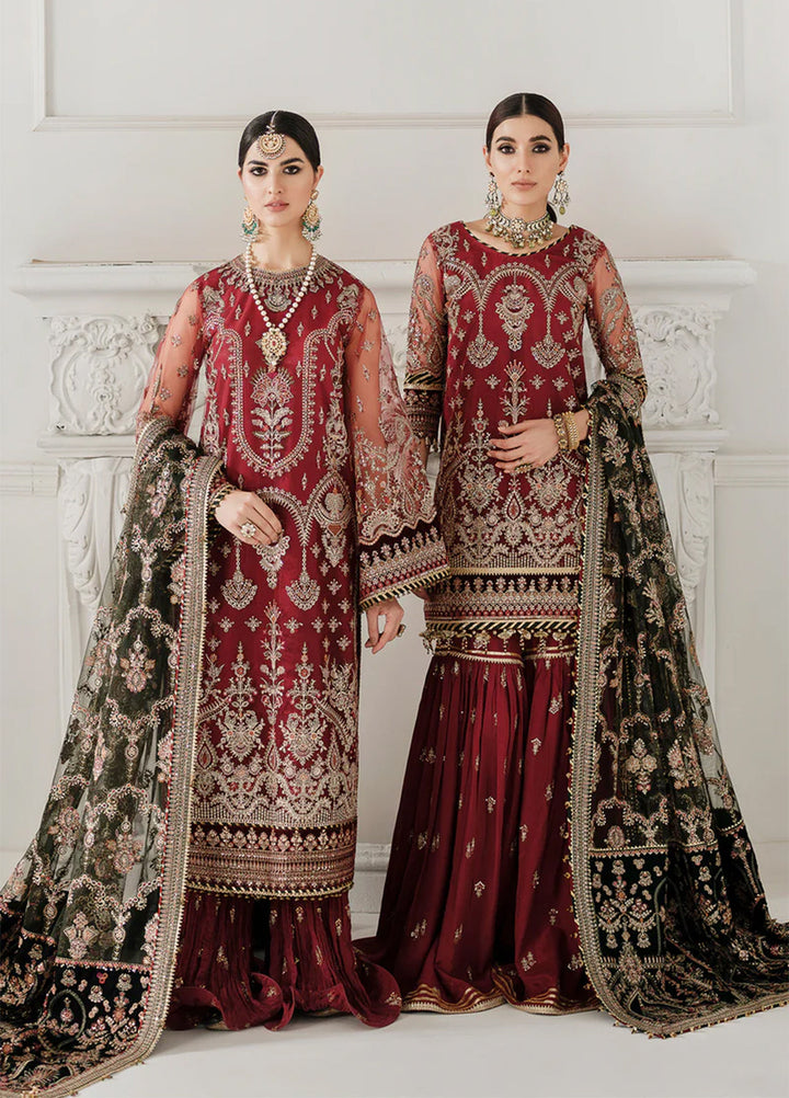 Chantelle by Baroque Unstitched Embroidered Net 3 Piece Suit BQ26UCF CH10-D07 - Festive Collection