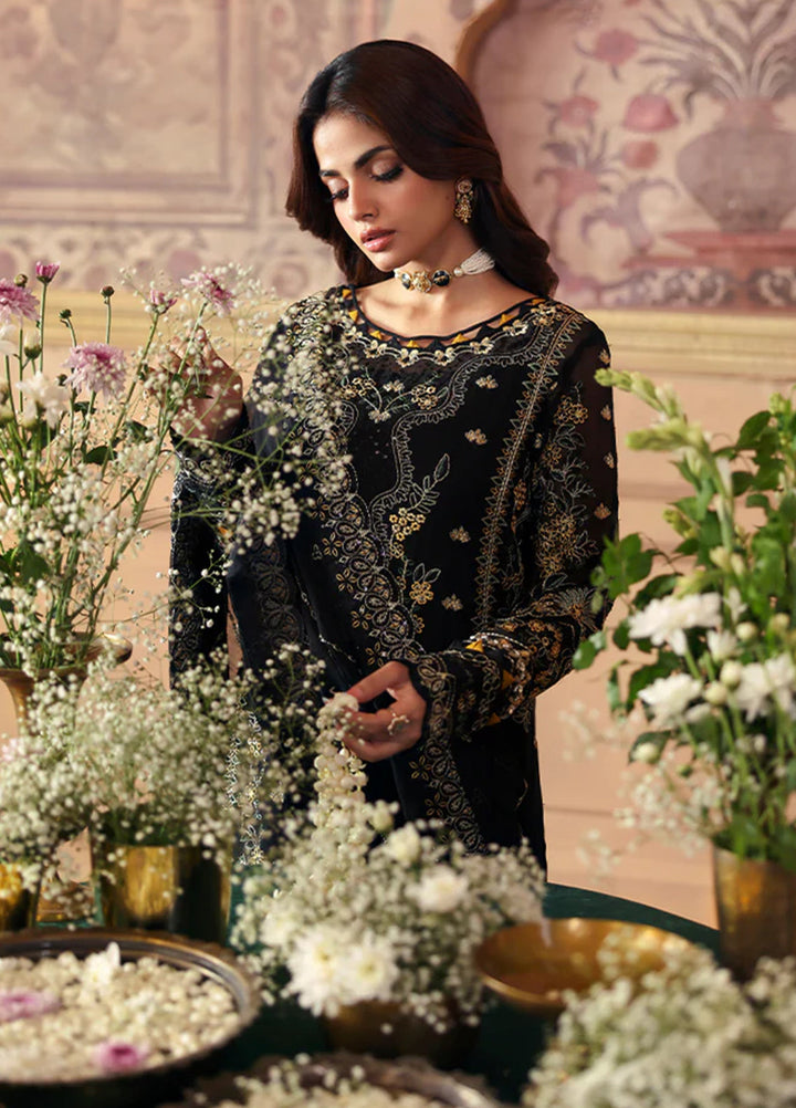 Gulaal Embroidered Chiffon Suits Unstitched 3 Piece GL25EU D-32 Deenah - Formals Collection