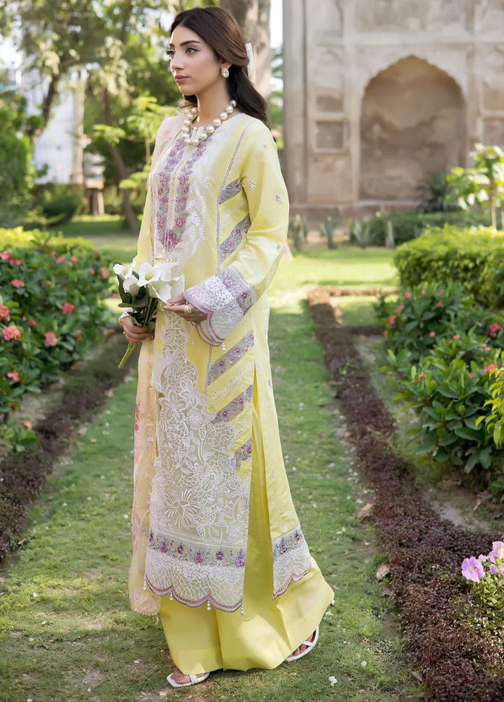 Inara by Javairia Women RTW Embroidered Lawn 3 Piece Suit IN26PJF Pehar - Festive Collection