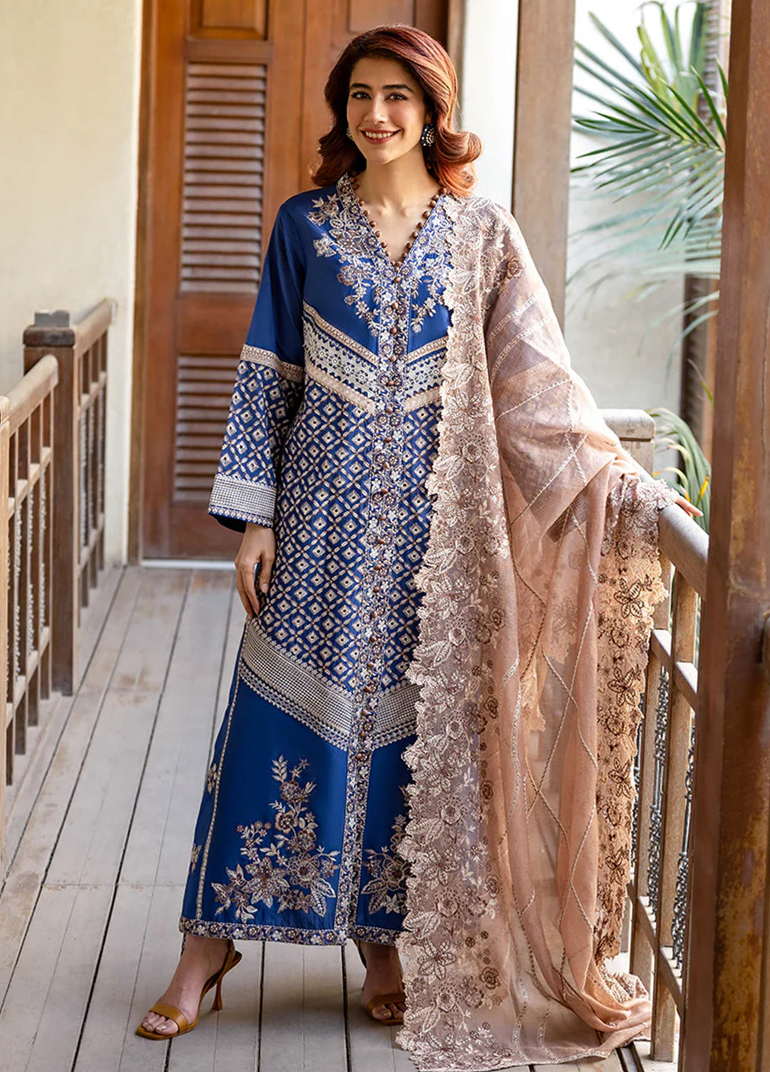 Astoria by Mushq Unstitched Embroidered Lawn 3 Piece Suit MQ26UAL 302-Zenith - Festive Collection