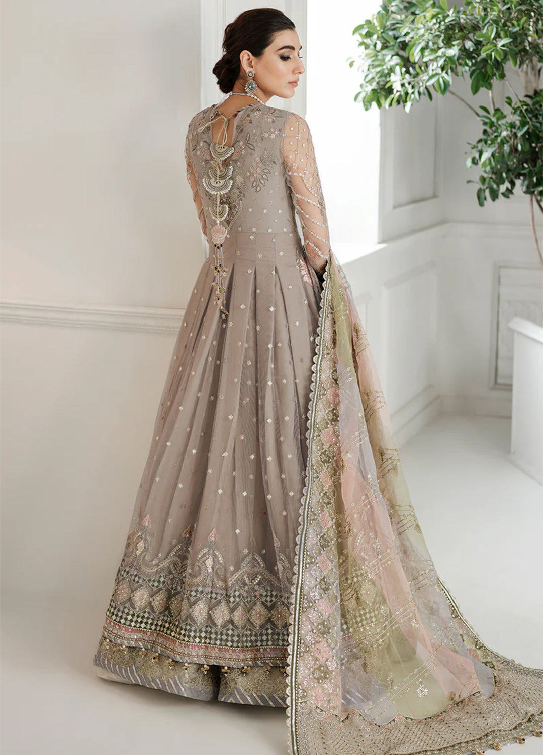 Chantelle by Baroque Unstitched Embroidered Net 3 Piece Suit BQ26UCF CH10-D08 - Festive Collection