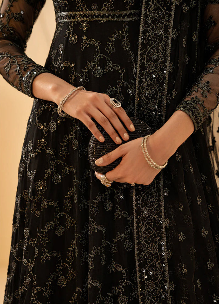 Riwayat by Zarif Unstitched Embroidered Net 3 Piece Suit ZR26URN ZRF-RC-03 QATIM - Festive Collection