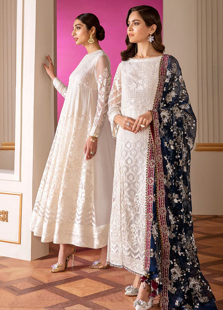 Chantelle by Baroque Unstitched Embroidered Chiffon 3 Piece Suit BQ26UCF 02-Glaze - Festive Collection