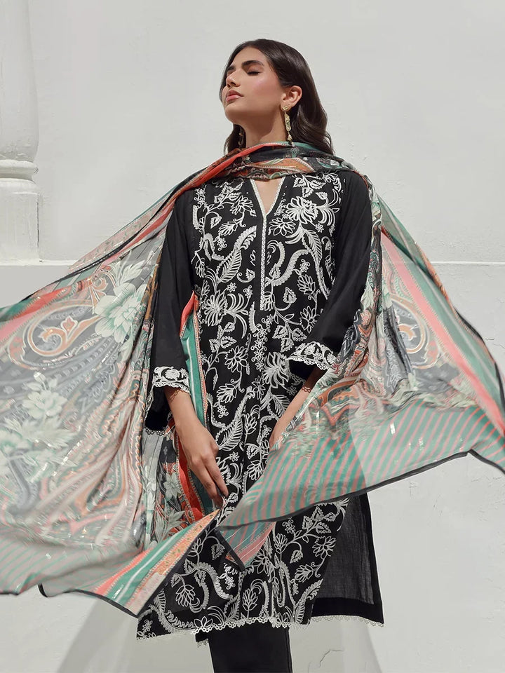 Salitex Women Embroidered Dobby 3 Piece Suit WRS3BA24AL15 - Summer Collection