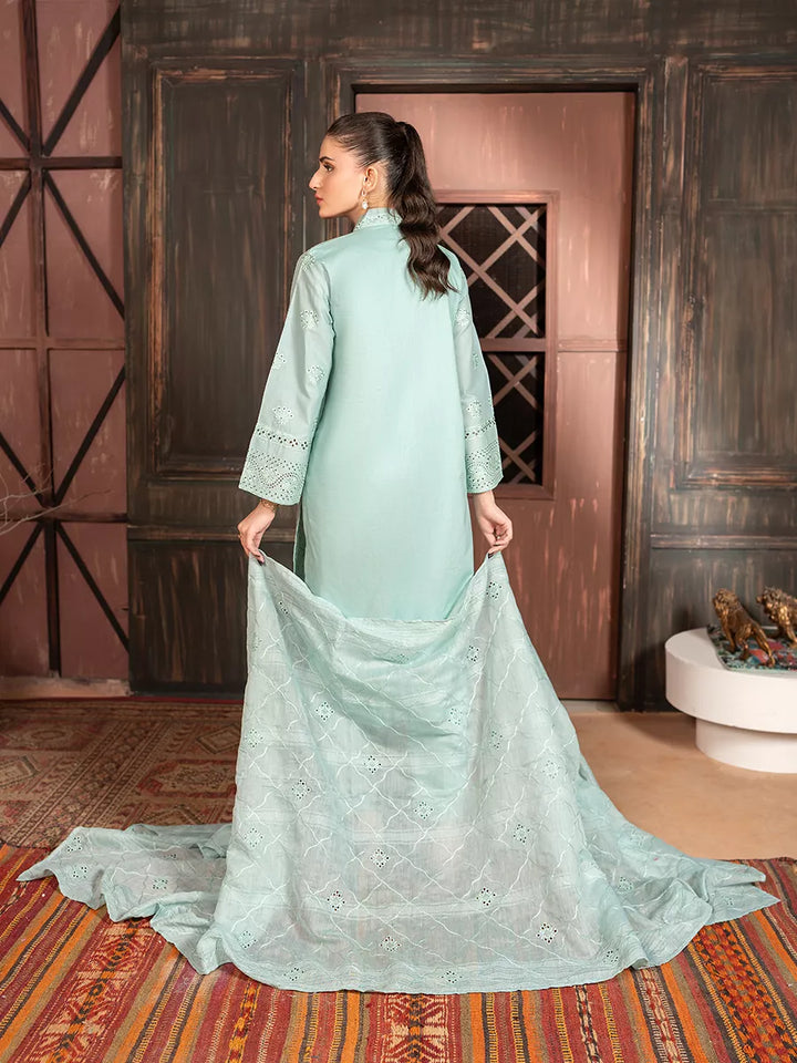 Salitex Women Embroidered Cambric 3 Piece Suit PML3PBC294 - Summer Collection