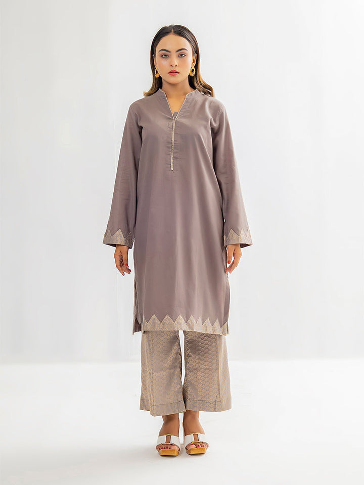 Salitex Women Printed Cambric 1 Piece Shirt CPS24LFT008 - Winter Collection