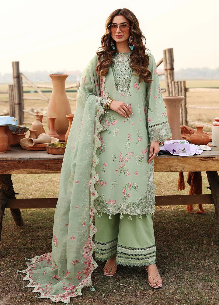 Sardinia Unstitched Embroidered Lawn 3 Piece Suit SRD26ULF D-5 WILLOW - Festive Collection