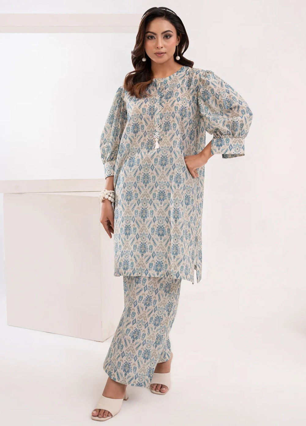 The Print Story by Shamooz RTW Printed Lawn 2 Piece Suit SHM26PL Vintage I-L-009 - Casual Collection