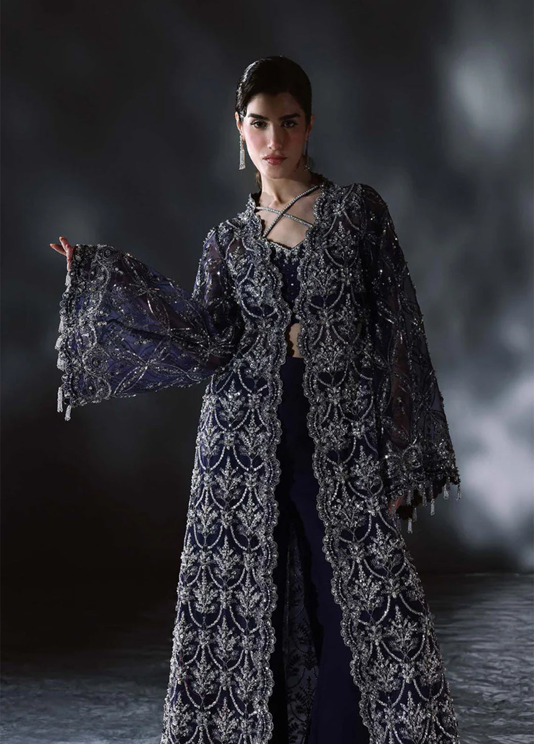 Chateau DE Lumiere by Enzo RTW Hand work Organza 3 Piece Suit FIERTE Wedding Collection
