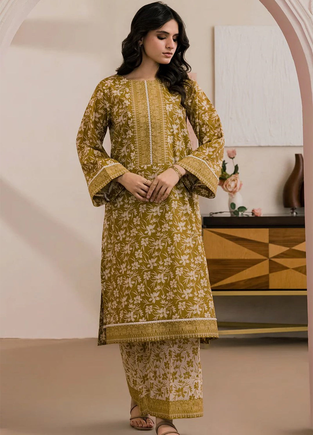 Zellbury Unstitched Printed Lawn 2 Piece Suit ZB26UC WUS26X20997 - Casual Collection