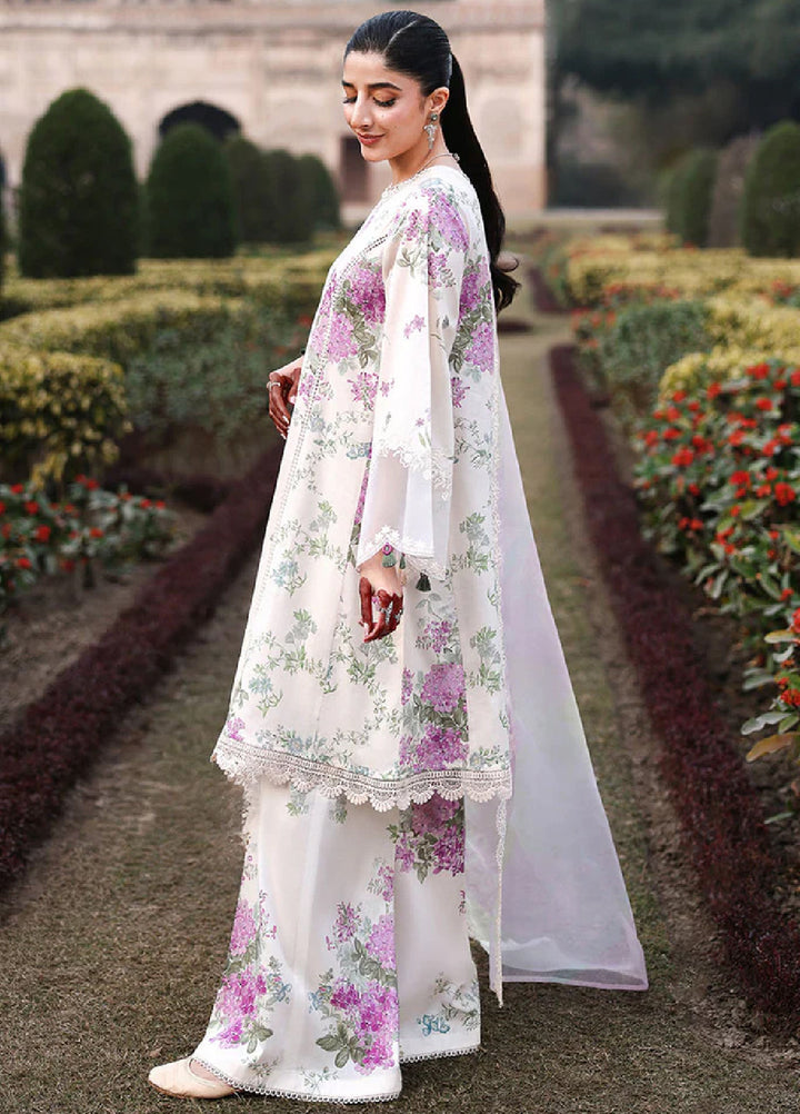 Cross Stitch Unstitched Embroidered Premium Lawn 3 Piece Suit CS26UCPL D11 CANDY FLOSS - Eid Collection