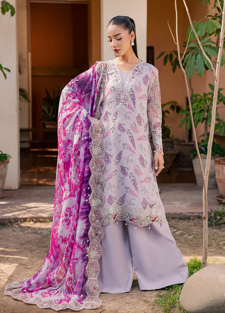 Heirloom by Daria Unstitched Embroidered Chiffon 4 Piece Suit DC26UCH DA-53 - Festive Collection
