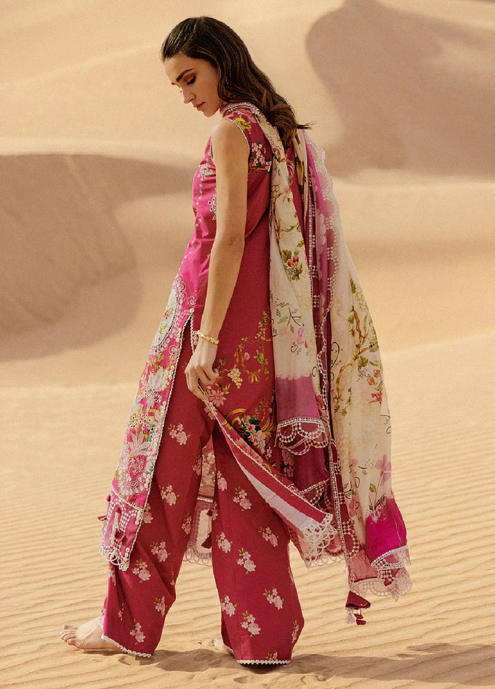 Saira Rizwan Unstitched Embroidered Luxury Lawn 3 Piece Suit SR26ULL SRL26-02 ZUMAR - Festive Collection