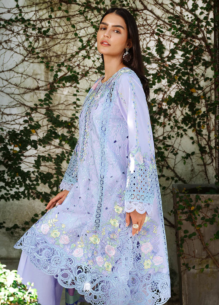 AMoi by Mushq Unstitched Embroidered Luxury Lawn 3 Piece Suit MU26AHL D-13 Sweet Confession - Summer Collection