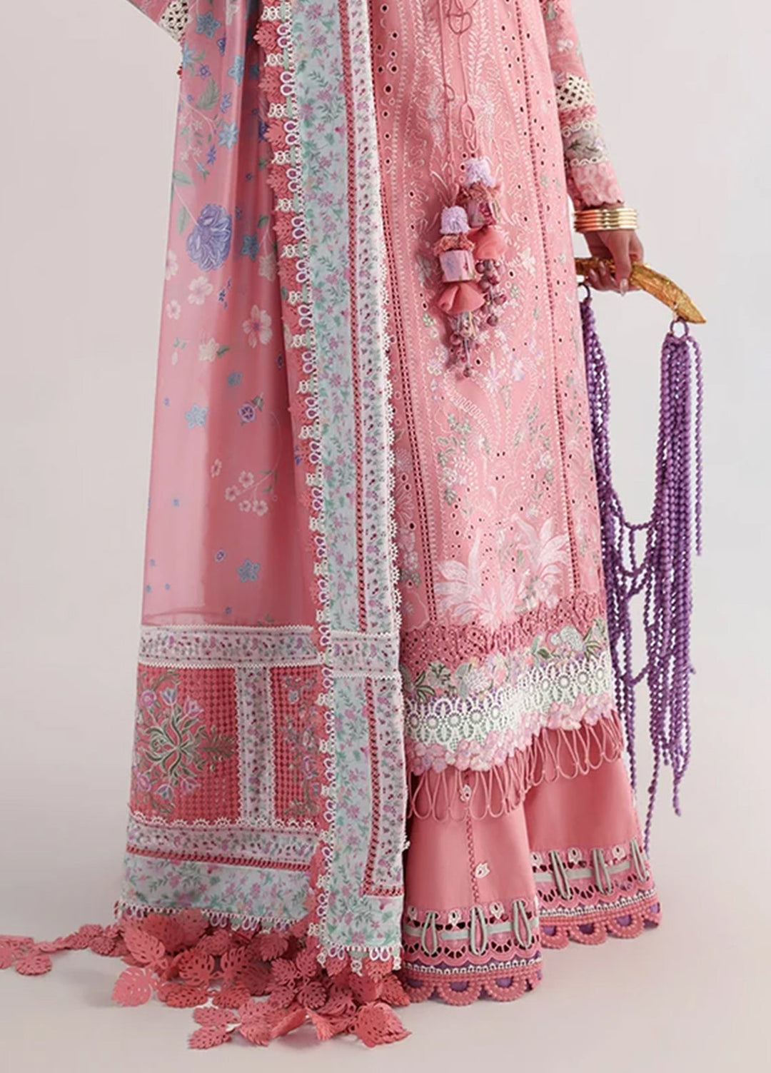 Suffuse Unstitched Embroidered Lawn 3 Piece Suit SSY26ULE Kesira - Eid Collection