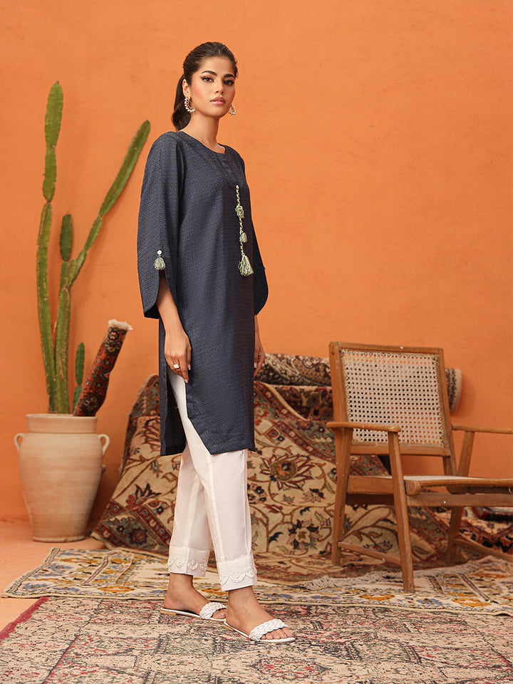 Salitex Women Solids Yarn Dyed 1 Piece Shirt WRTKBA24AL201 - Summer Collection