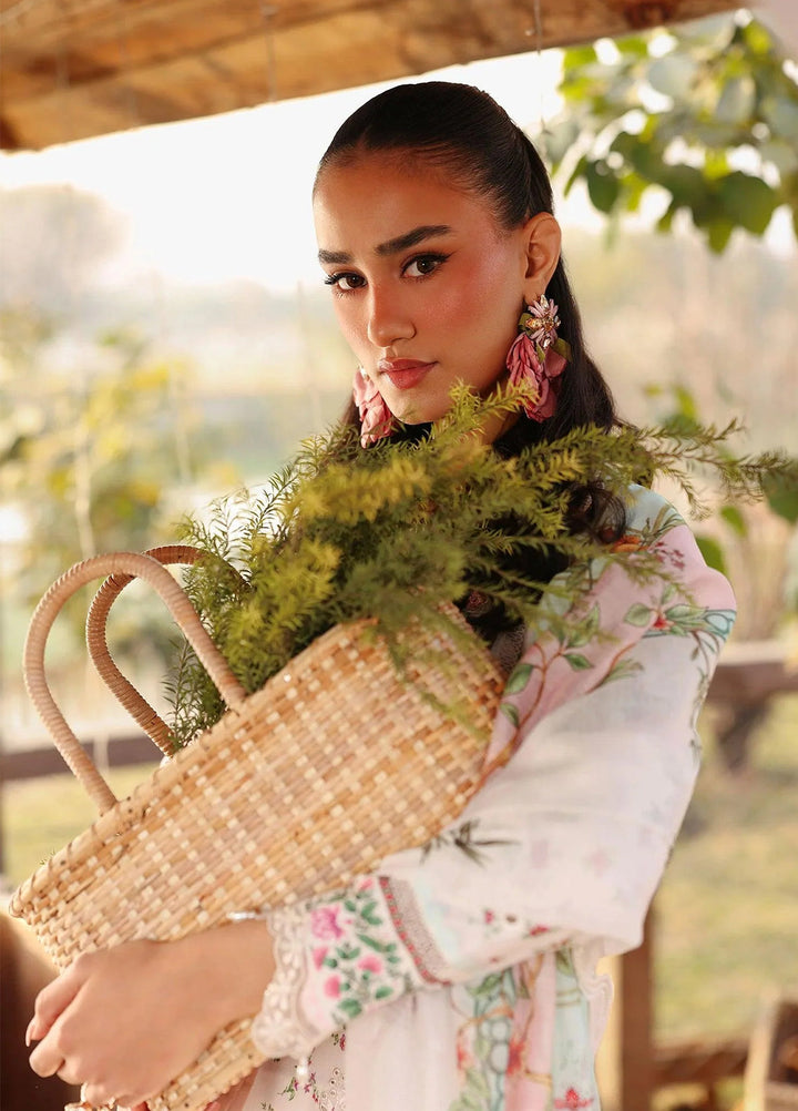 Sardinia Unstitched Embroidered Lawn 3 Piece Suit SRD26ULF D-7 PRIMROSE - Festive Collection