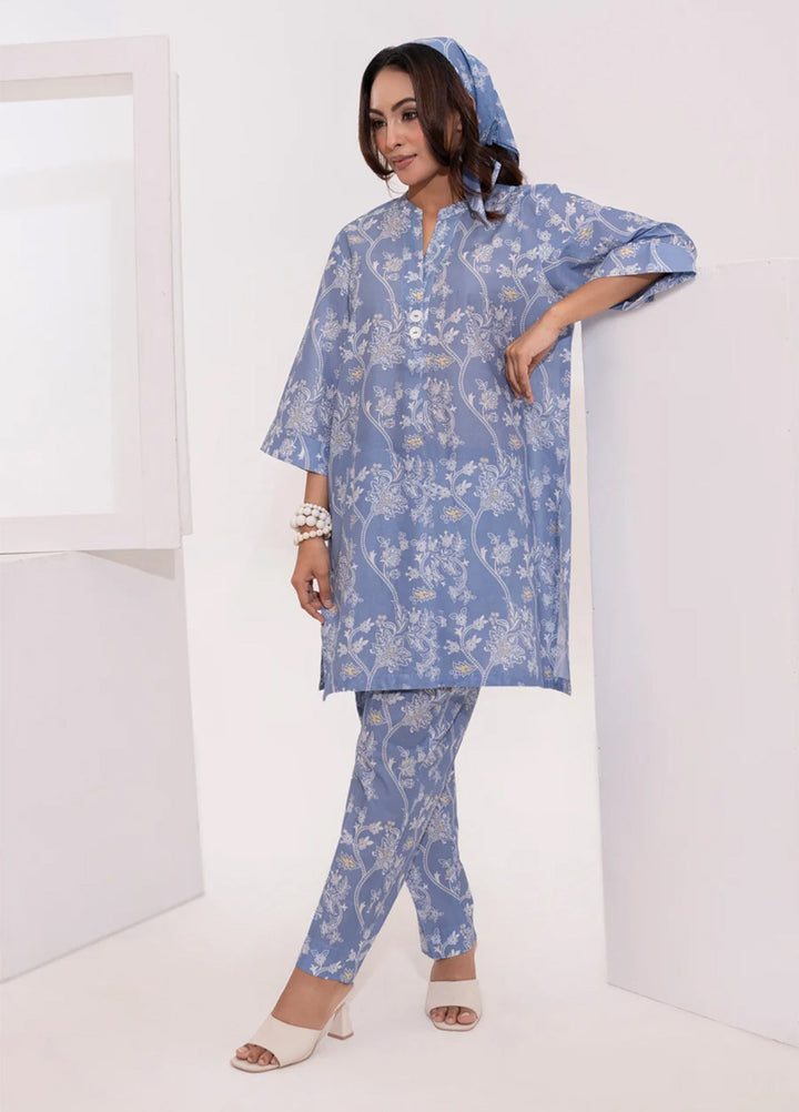 The Print Story by Shamooz RTW Printed Lawn 2 Piece Suit SHM26PL Mist I-L-006 - Casual Collection