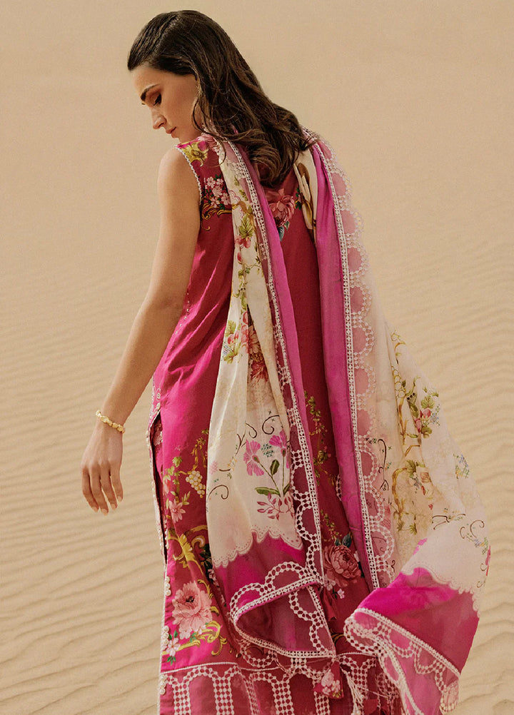 Saira Rizwan Unstitched Embroidered Luxury Lawn 3 Piece Suit SR26ULL SRL26-02 ZUMAR - Festive Collection