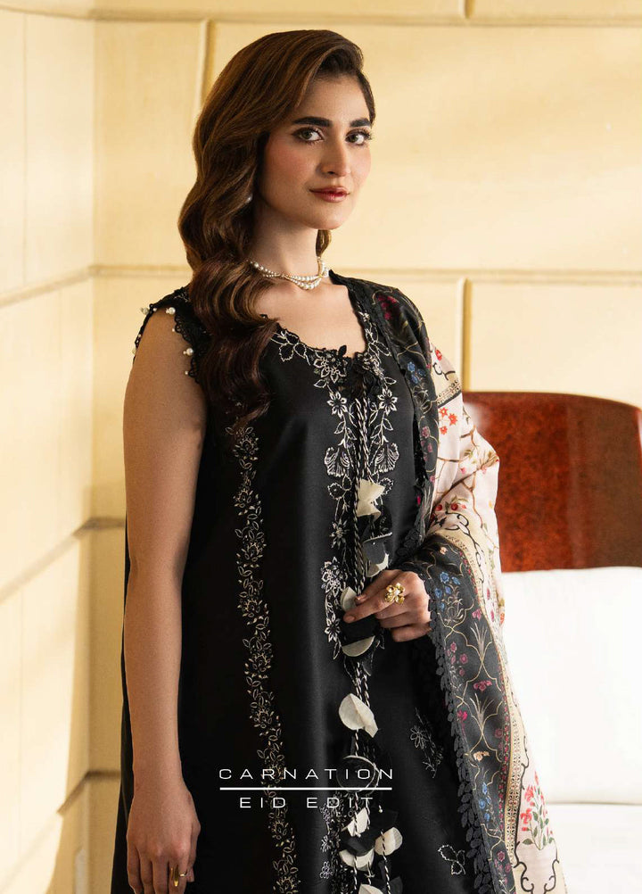 Carnation by Rang Rasiya Unstitched Embroidered Lawn 3 Piece Suit RR26UCL D8 LEAH - Eid Collection