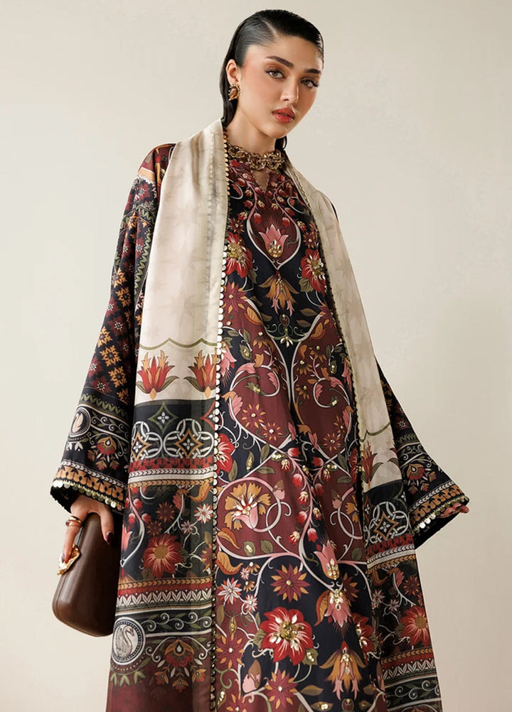 Orlina by Jazmin Unstitched Printed Silk 3 Piece Suit JZ26UO OR26-D03 - Festive Collection