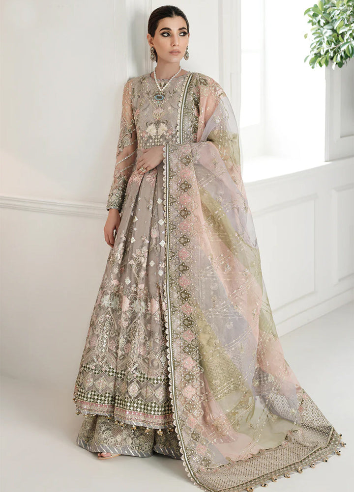 Chantelle by Baroque Unstitched Embroidered Net 3 Piece Suit BQ26UCF CH10-D08 - Festive Collection