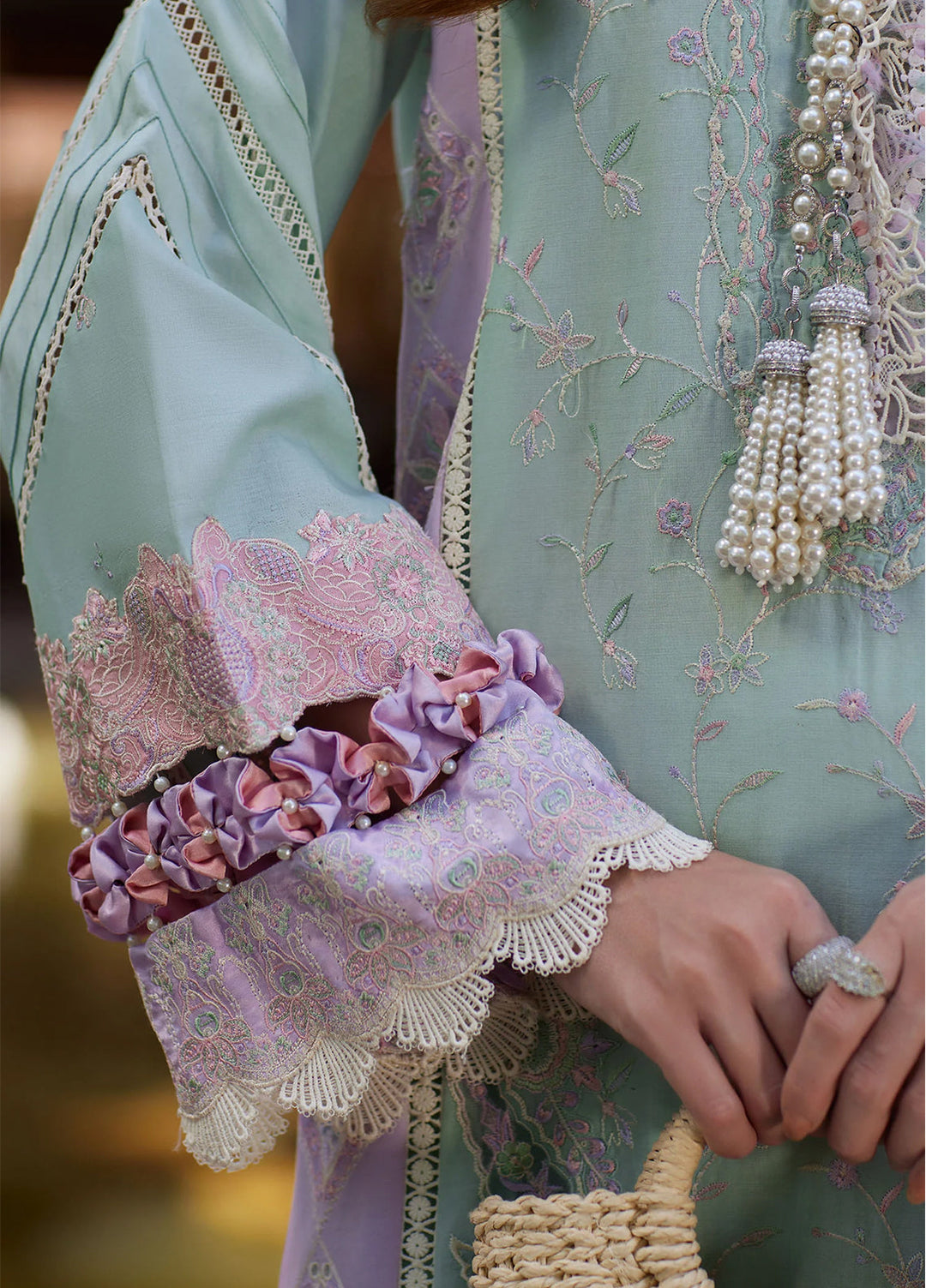 Ariya by Kanwal Malik Unstitched Embroidered Luxury Lawn 3 Piece Suit KM26UA D-3 ELIANA - Summer Collection