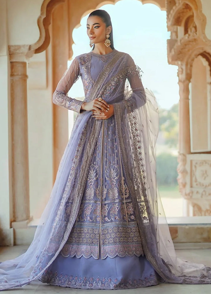 Mehr-un-Nissa By Florent Unstitched Wedding Embroidered Net 4 Piece FL25 FL-2 ZEENAT - Formals Collection