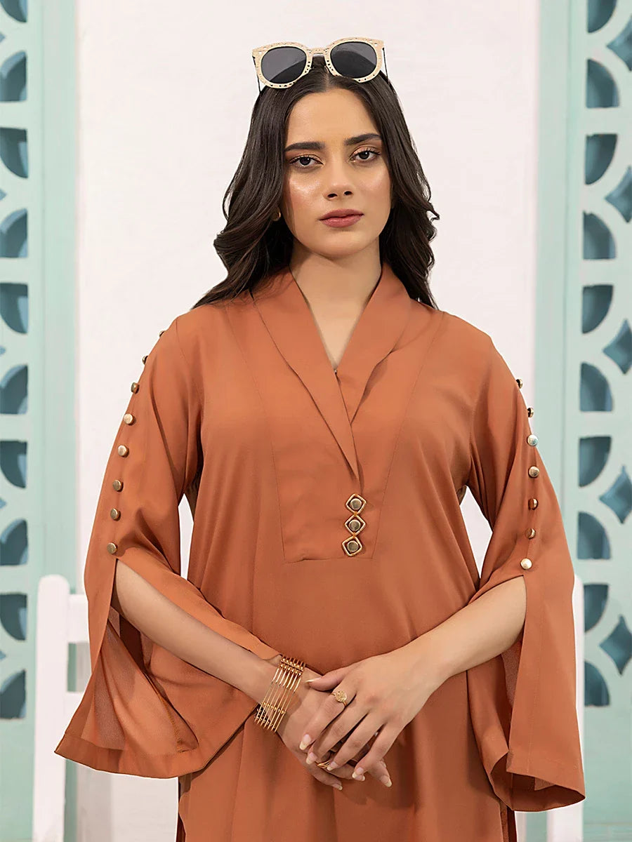 Salitex Women Solids Crepe 2 Piece Suit CPS25LFT003 - Summer Collection