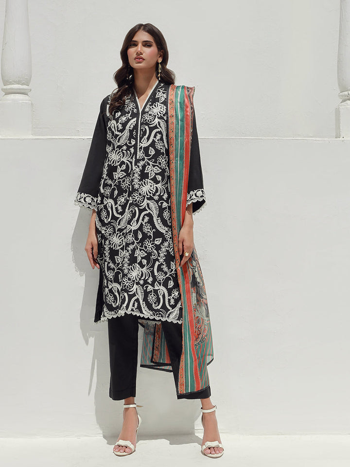 Salitex Women Embroidered Dobby 3 Piece Suit WRS3BA24AL15 - Summer Collection