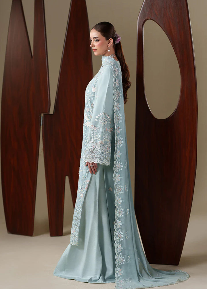 Nouvelle by Emaan Adeel Unstitched Embroidered Chiffon 3 Piece Suit EA26UNC Aria - Festive Collection