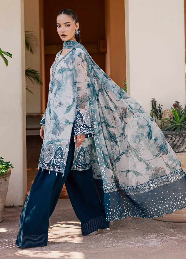Heirloom by Daria Unstitched Embroidered Chiffon 4 Piece Suit DC26UCH DA-54 - Festive Collection