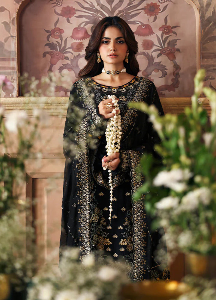 Gulaal Embroidered Chiffon Suits Unstitched 3 Piece GL25EU D-32 Deenah - Formals Collection