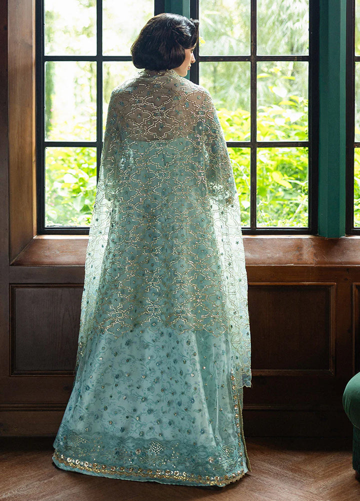 Inception by Mushq Embroidered Net Suits Unstitched 4 Piece MQ25IW D-02 Endless Love - Wedding Collection