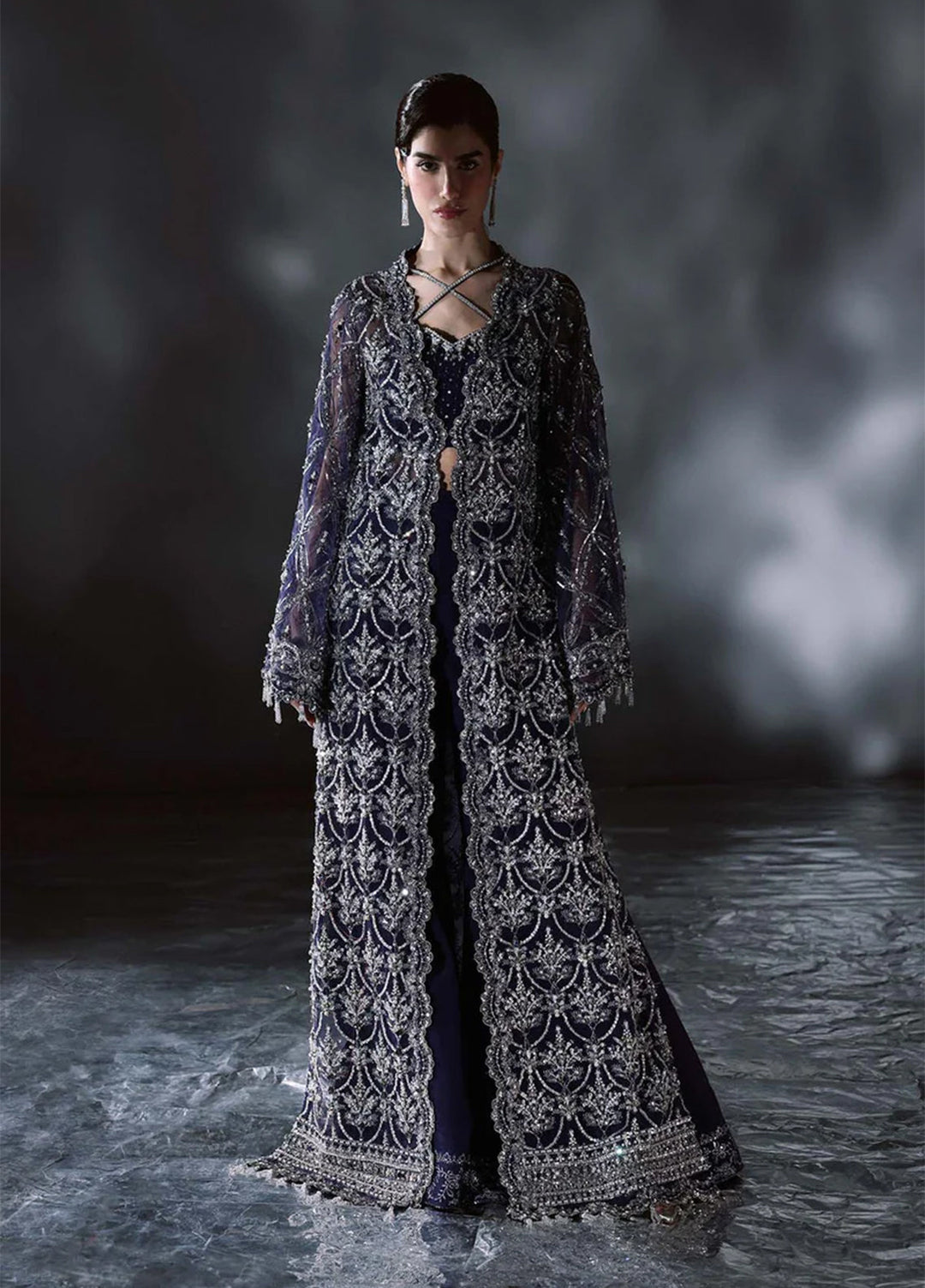 Chateau DE Lumiere by Enzo RTW Hand work Organza 3 Piece Suit FIERTE Wedding Collection