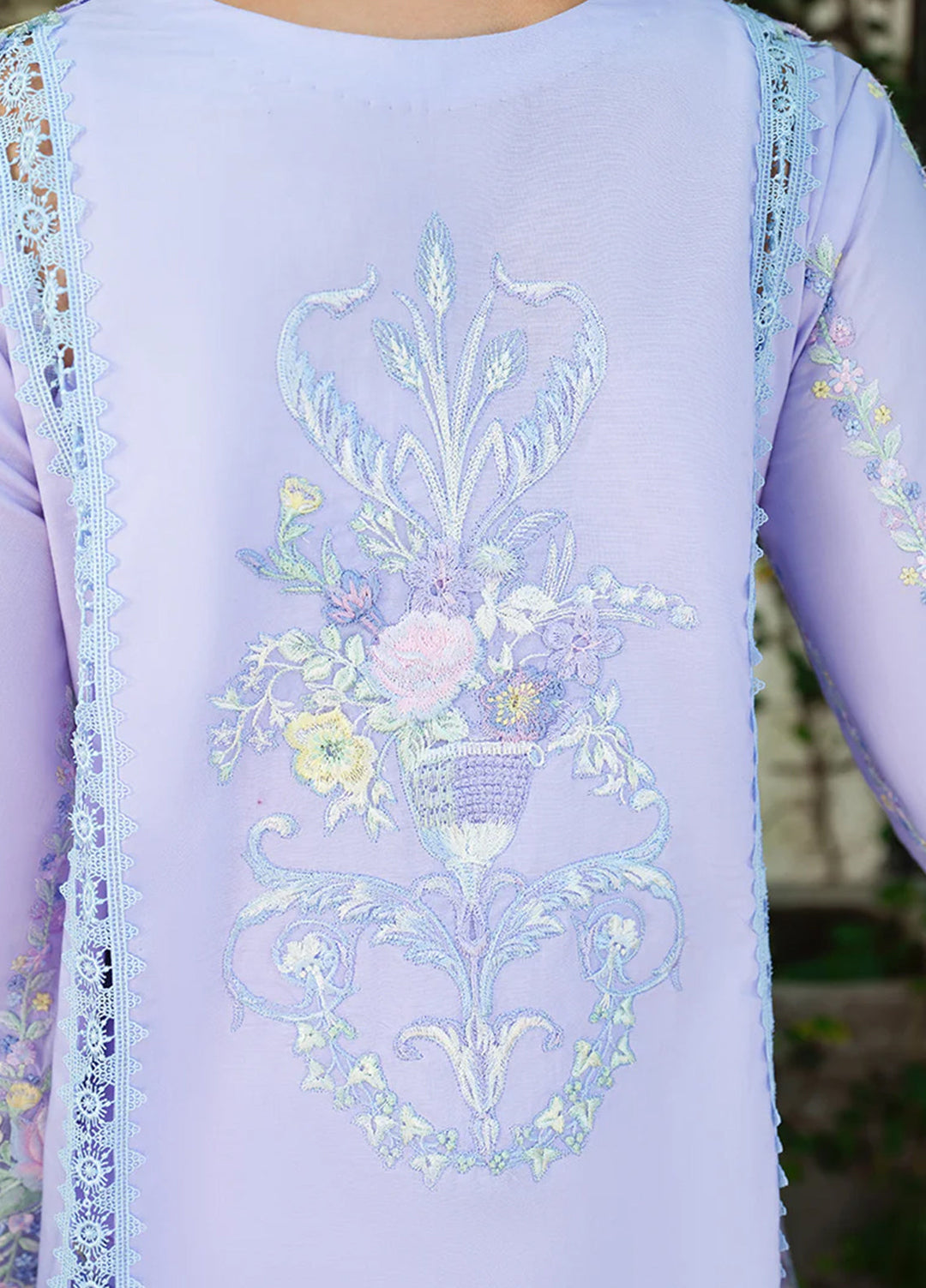 AMoi by Mushq Unstitched Embroidered Luxury Lawn 3 Piece Suit MU26AHL D-13 Sweet Confession - Summer Collection