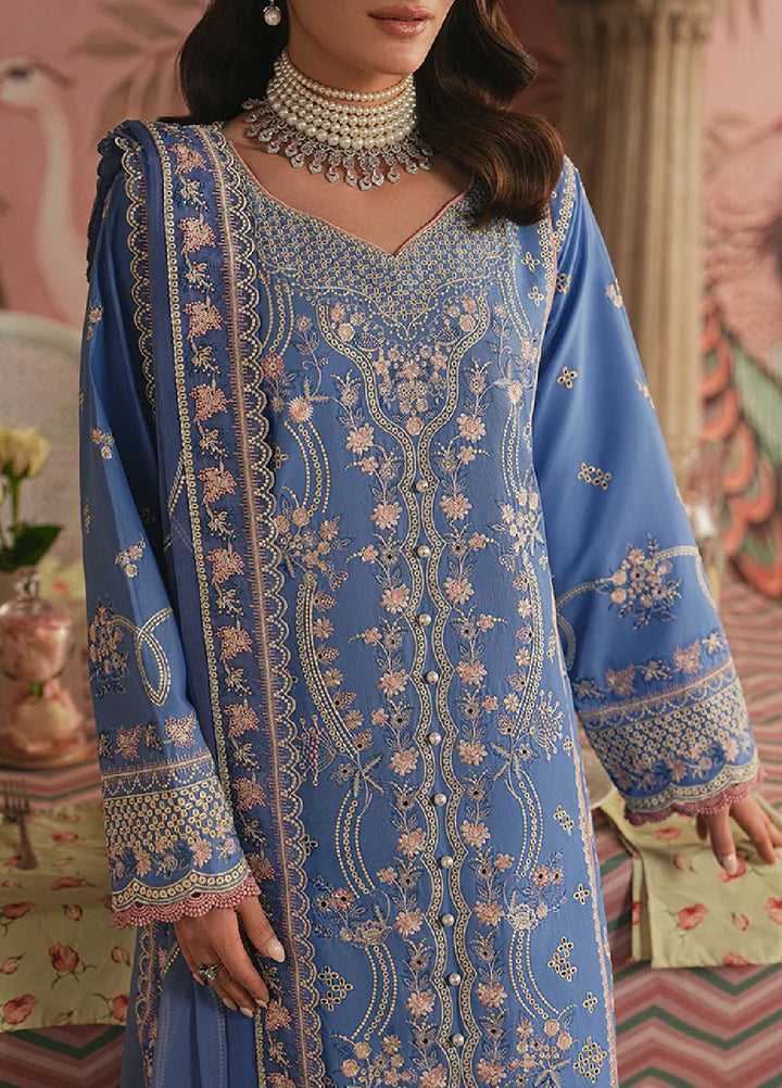 Gulaal Unstitched Embroidered Luxury Lawn 3 Piece Suit GL26USL ISMER LL-17 - Festive Collection