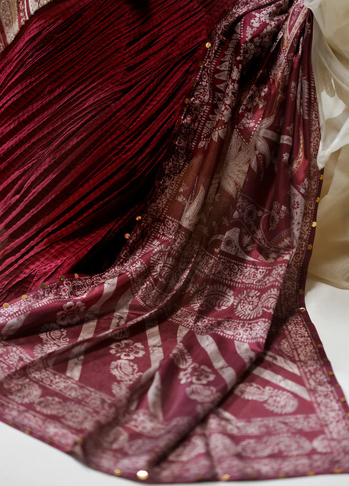 Amour by Bin Ilyas Unstitched Embroidered Lawn 3 Piece Suit BI26ULA 185A - Festive Collection