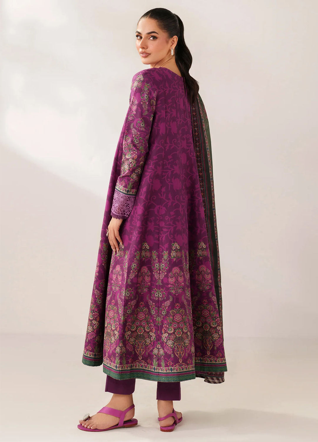 Xenia Formals Unstitched Embroidered Lawn 3 Piece Suit XE26ULS D-07 Ainee - Summer Collection